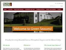 Tablet Screenshot of greenseasonspro.com